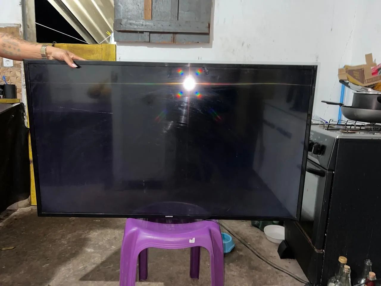 TV com defeito 