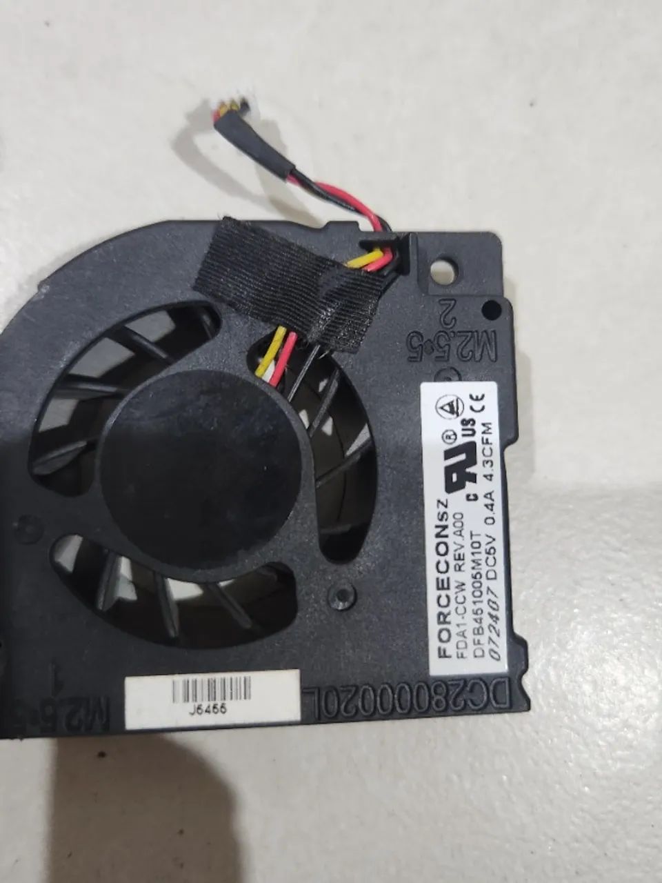  ventoinha de resfriamento (cooler) Dell Precision M90 e Dell Inspiron E1705 - Foto 2