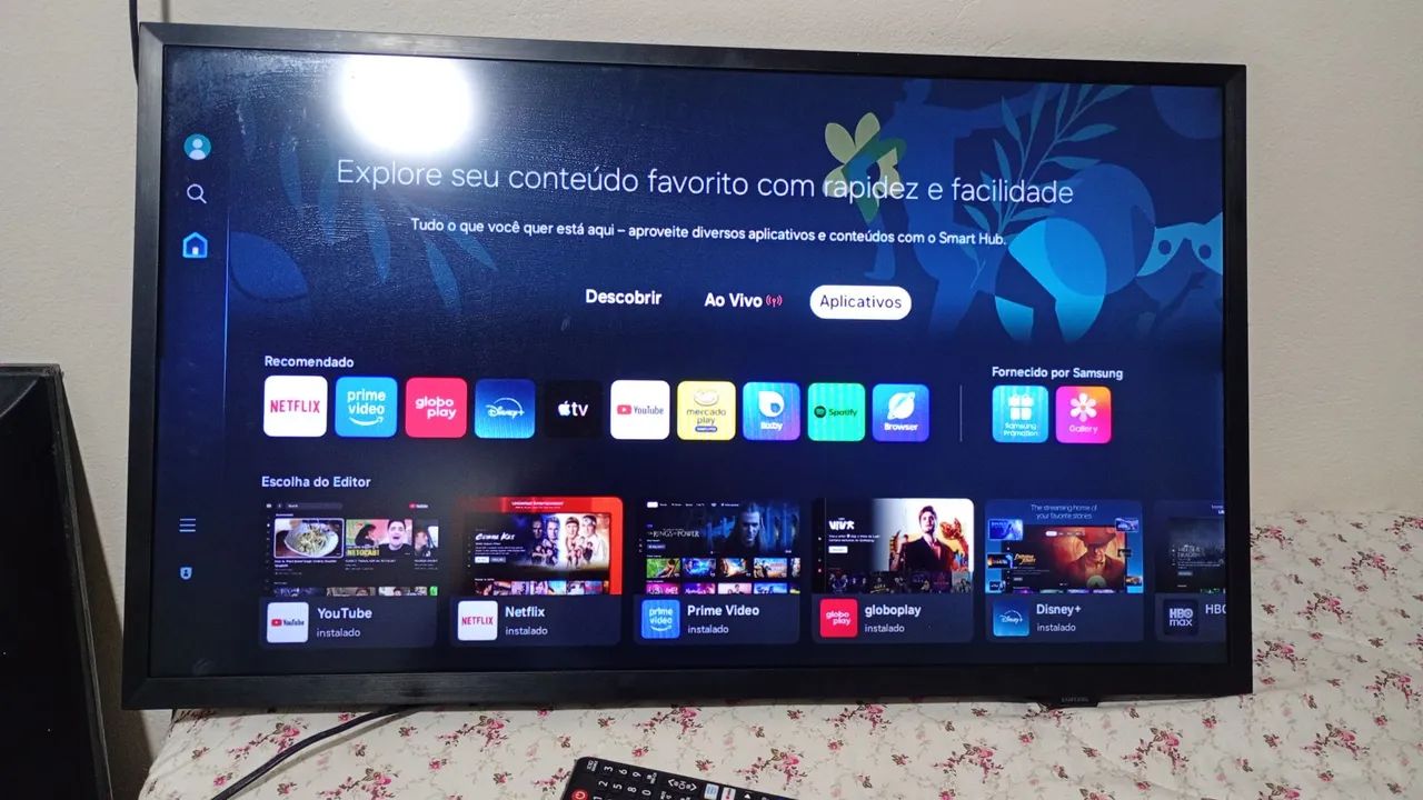 Tv smart Samsung 33 polegadas 4k - Foto 3