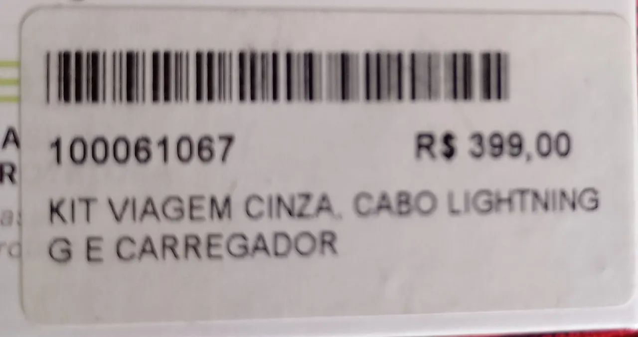 CARREGADOR P/IPHONE