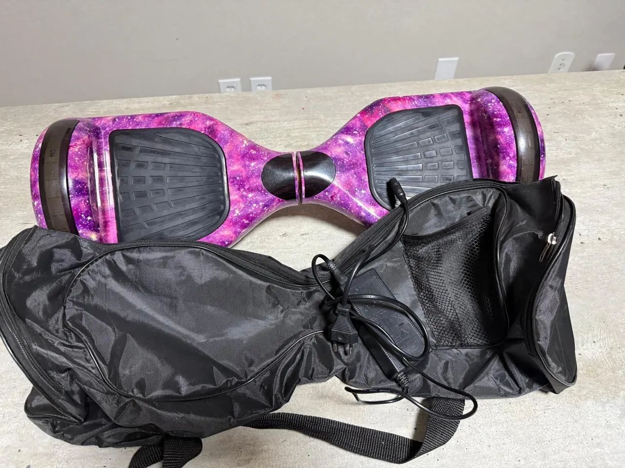 hoverboard cor galáxia 