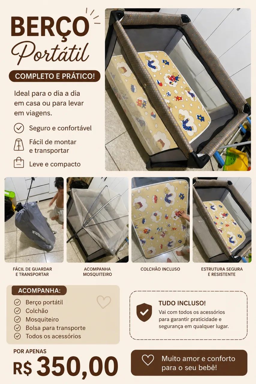 Berço portátil 