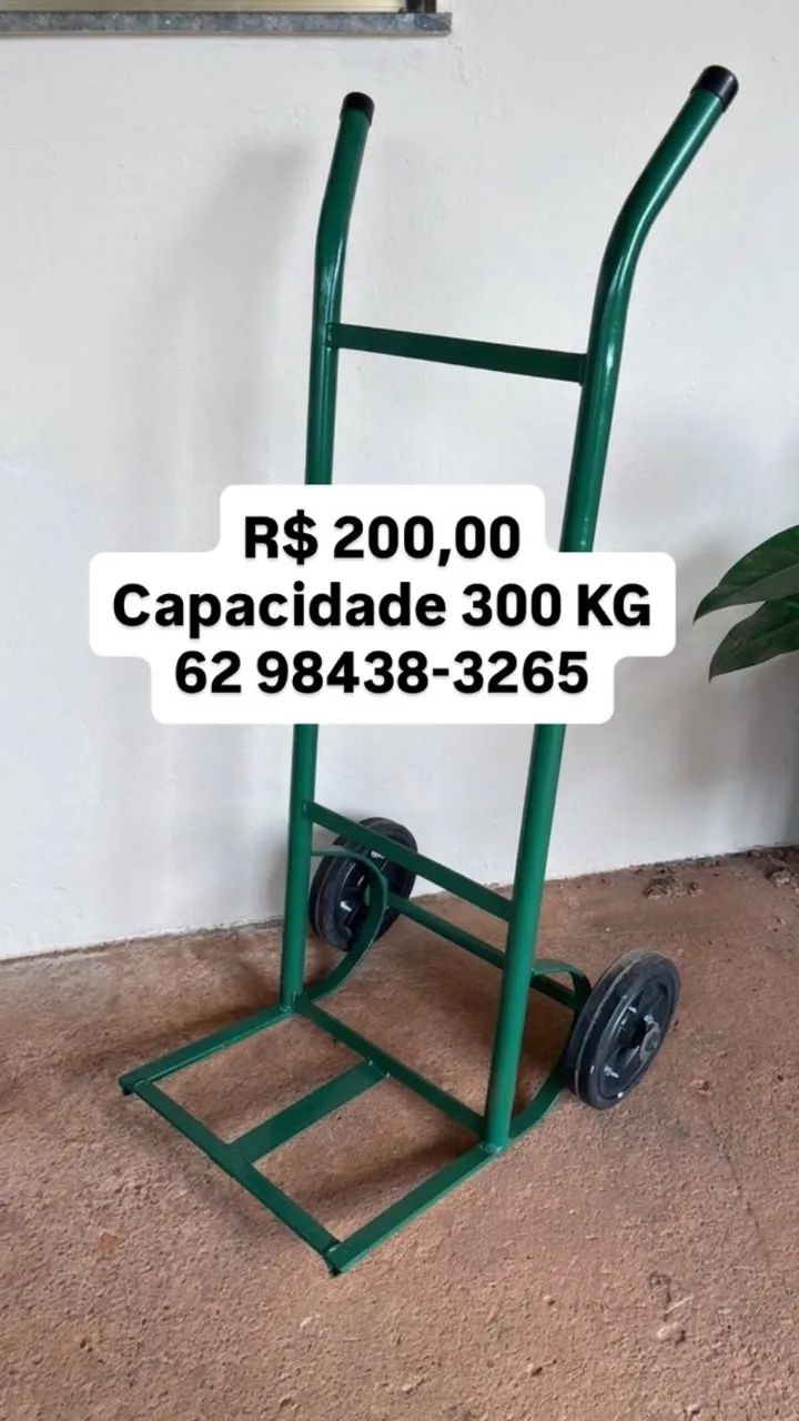 Carrinho de carga 300 kg novo armazém