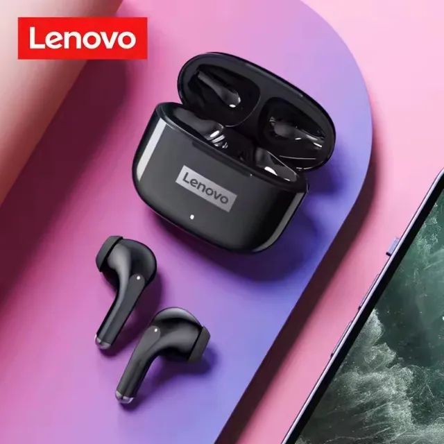 Fone Bluetooth Lenovo LP40 Pro TWS 5.3 - ANC - Novo