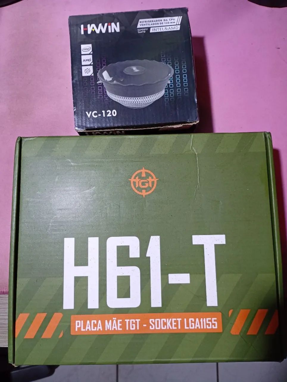 Kit placa mãe , processador e memória 