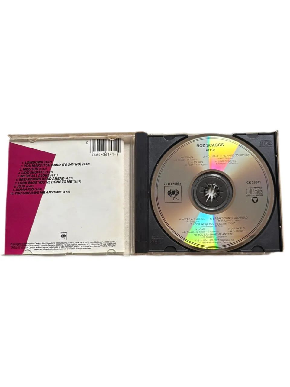 CD Boz Scaggs Hits! - Foto 2