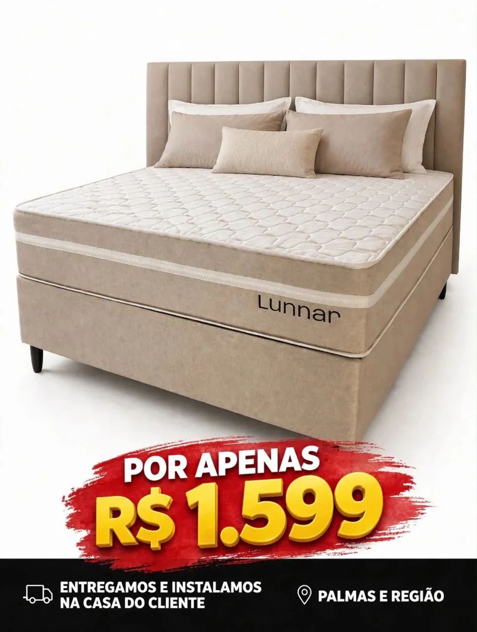Cama de casal nova. - Foto 2