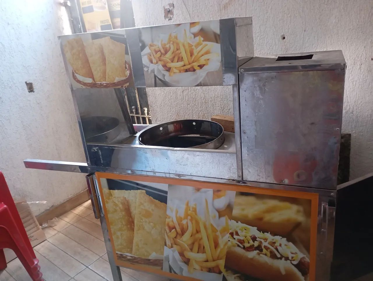 Carrinho de batata/pastel