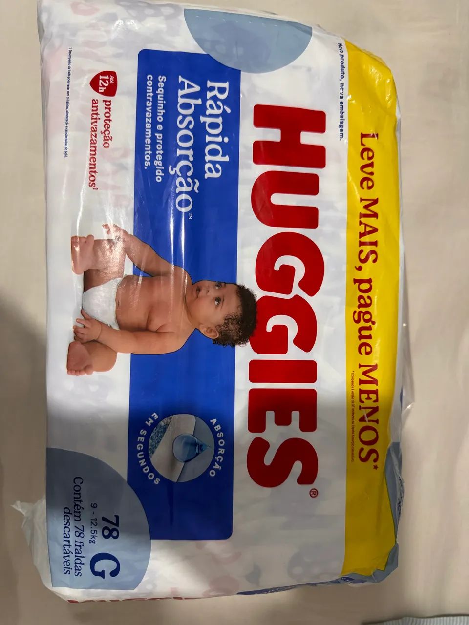 Huggies Rápida Absorção- pacote grande - Foto 2