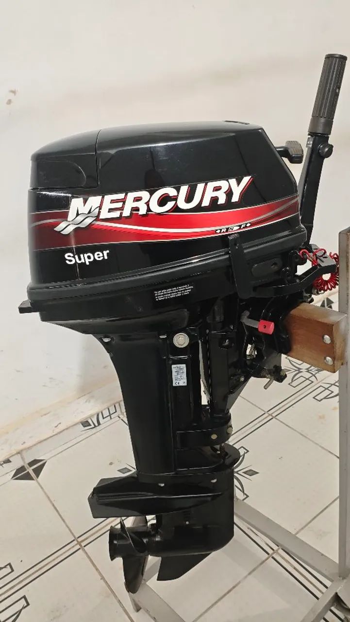 Motor de popa Mercury 15hp SUPER - Foto 3