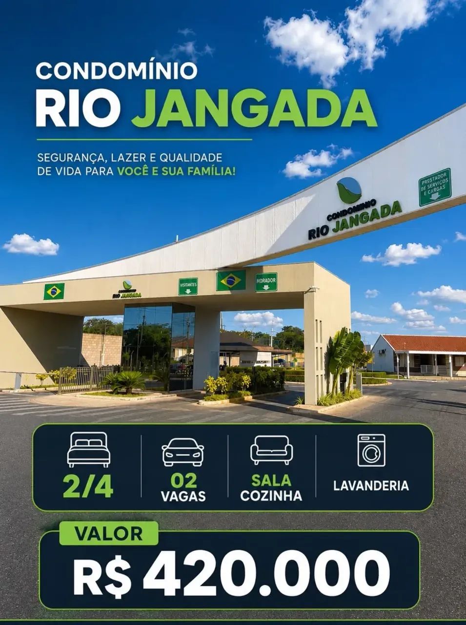 Casa com 2 quartos á venda no bairro Jardim Imperial, Cuiabá-MT