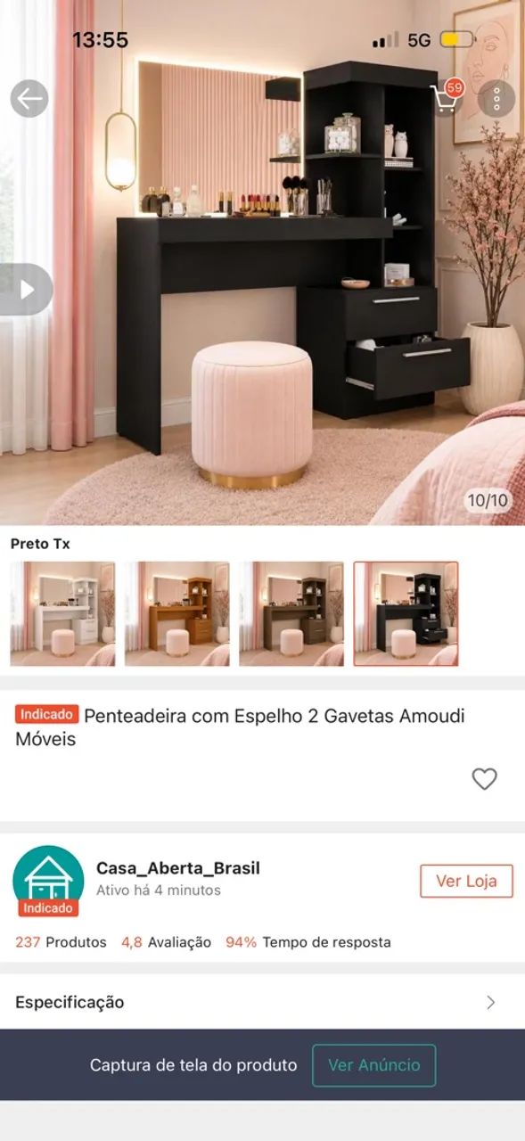 Penteadeira camarim - Foto 5