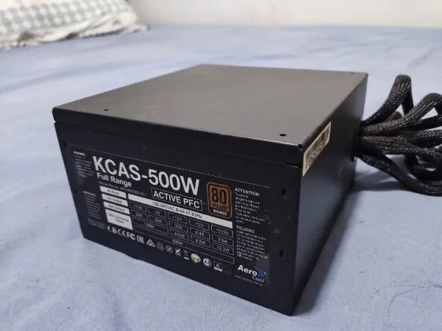 Fonte Aerocool KCAS 500W 80 Plus Bronze PFC Ativo - Foto 3