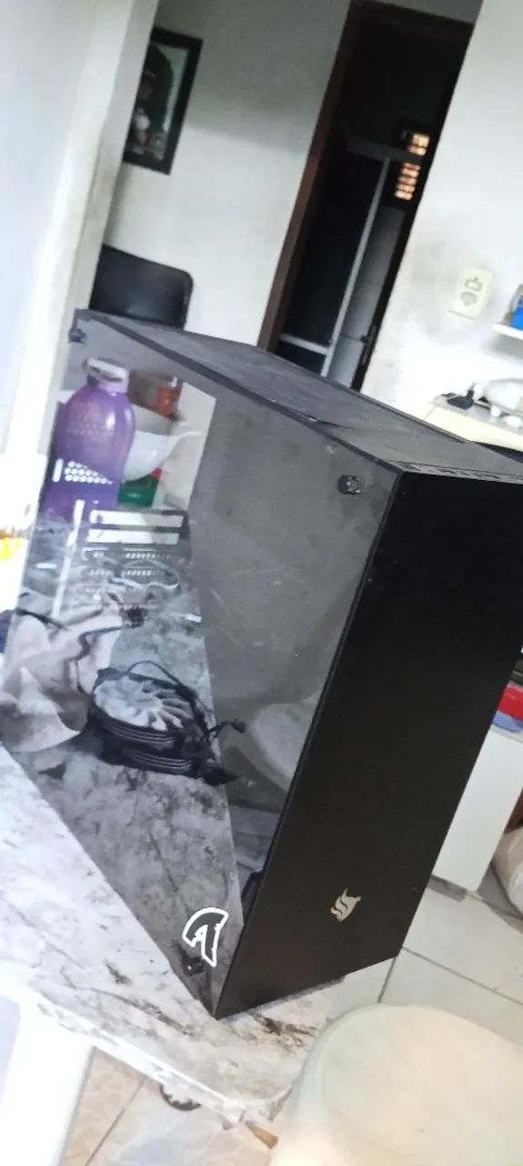 Gabinete gamer Dragoon Black 