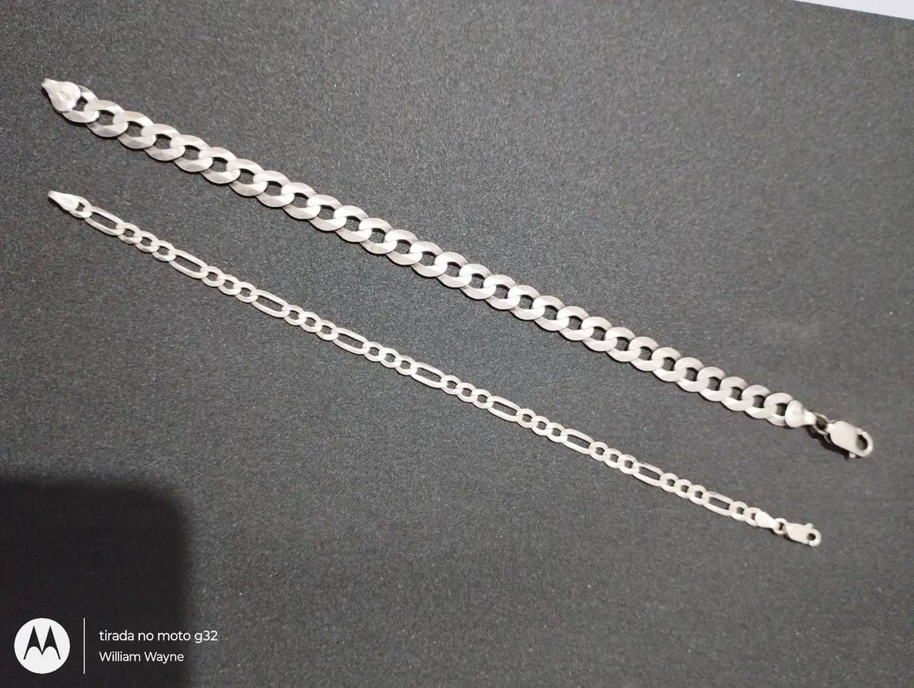 Pulseira de prata masculino 