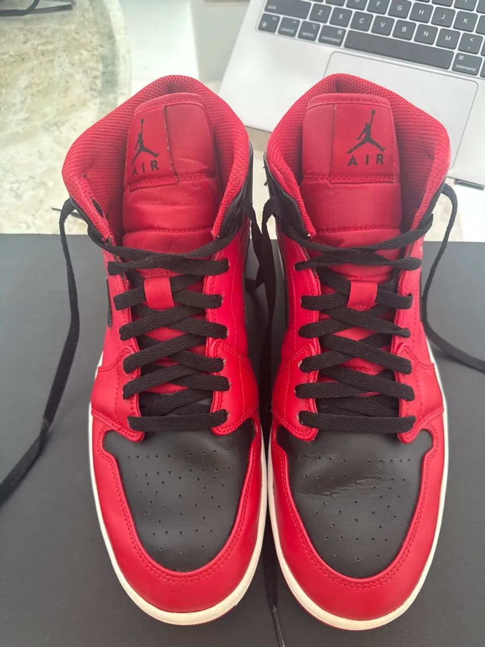 Air Jordan 1 Mid Reverse Bred - Foto 3