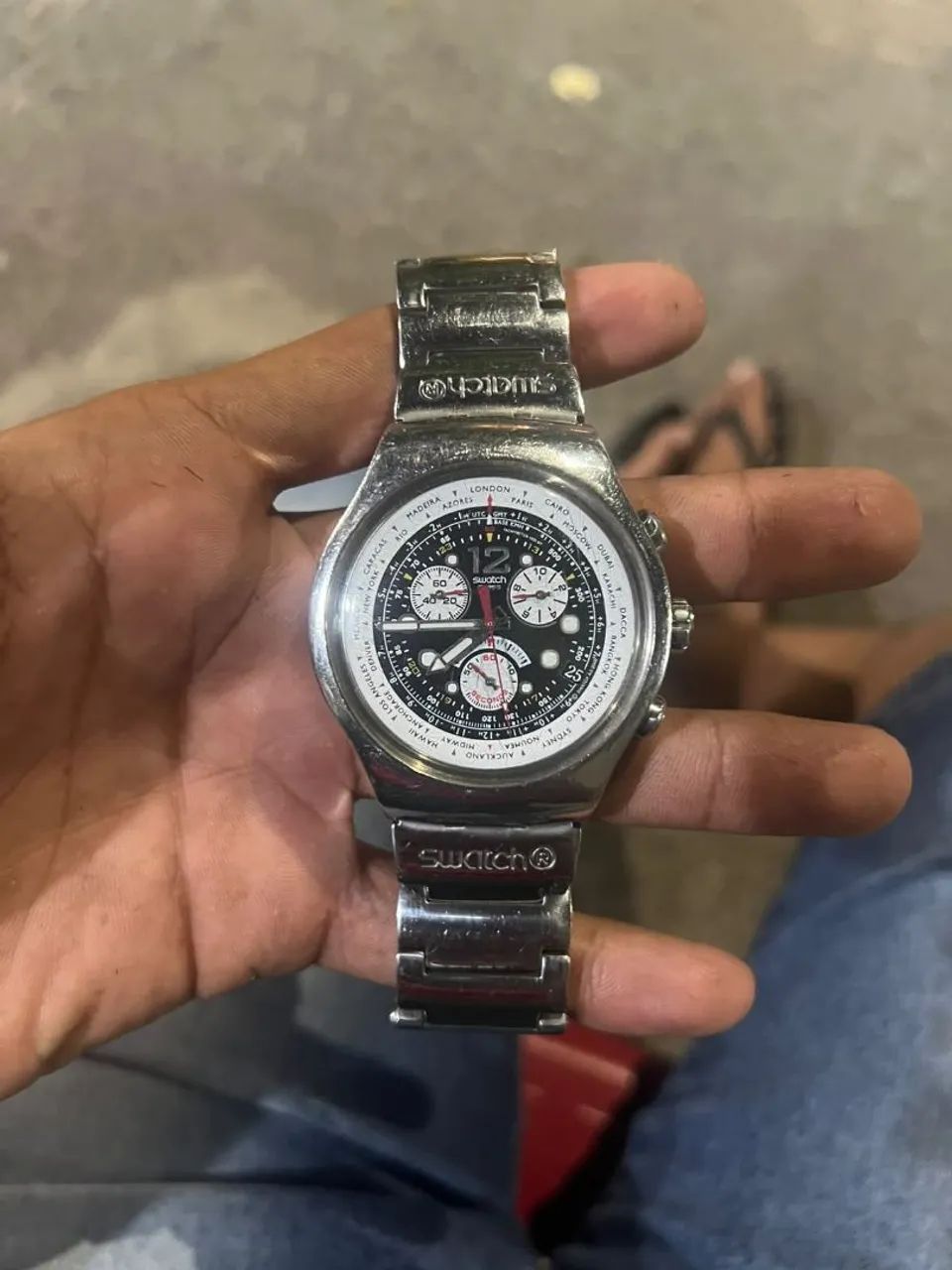 Swatch irony serie prata