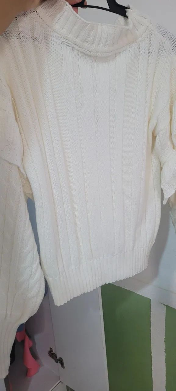 Blusa de tricô feminina - Foto 4
