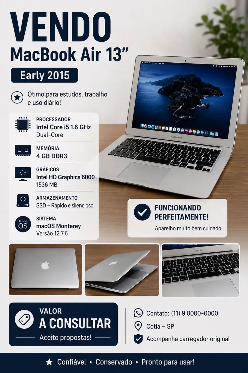 MacBook Air 2013 Early 2015