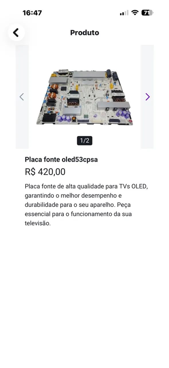Placa aliementacao 