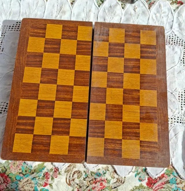 Jogo de madeira Xadrex incompleto  - Foto 2