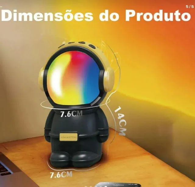 Caixa Bluetooth H'maston AM52 6W - Foto 2