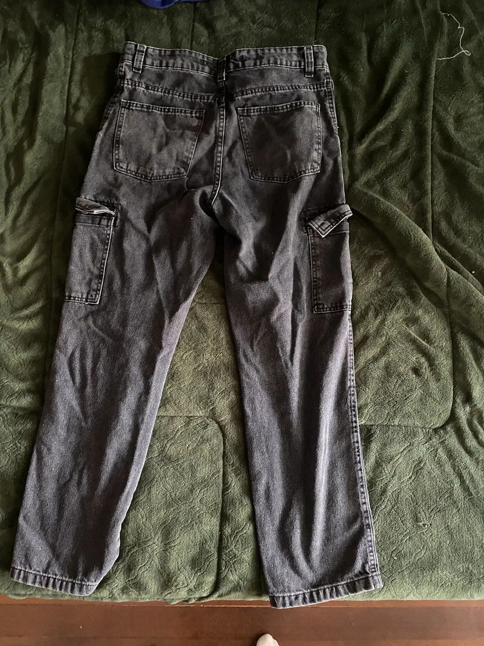 CALÇA JEANS PRETA