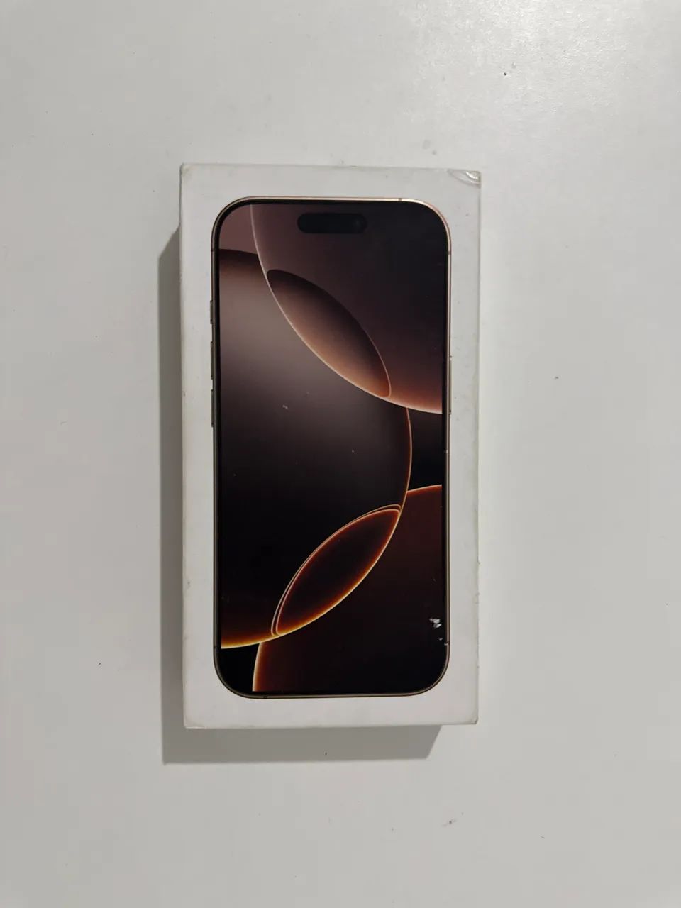 CAIXA DE IPHONE 16 PRO DESERT