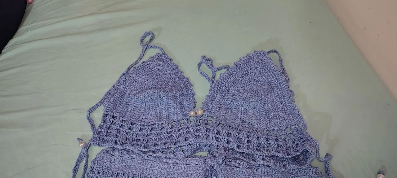 Conjunto de crochê 4 - Foto 2