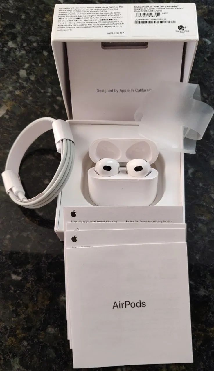 AirPods3 本体　おまけ apple airpods (3ª geração) fone de ouvido - Fones de Ouvido