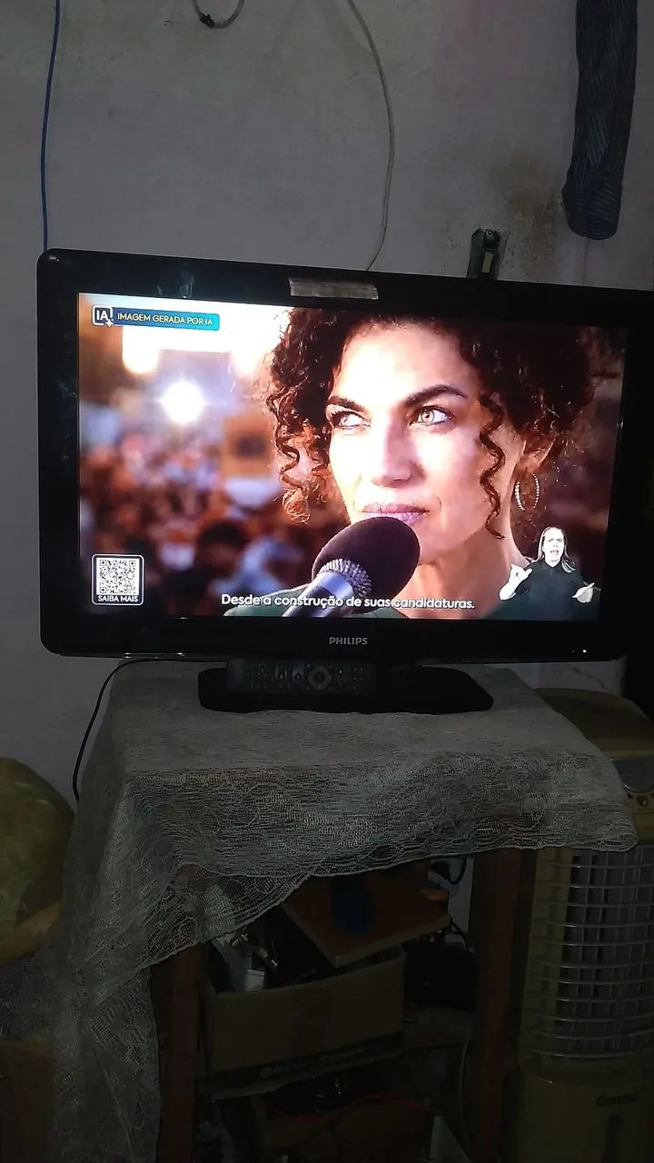 TV filipis 32 polegadas com controle 