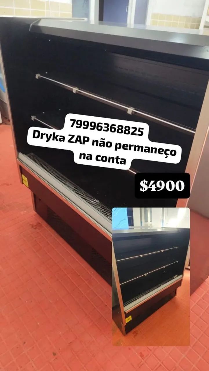 Balcão refrigerado auto serviço 