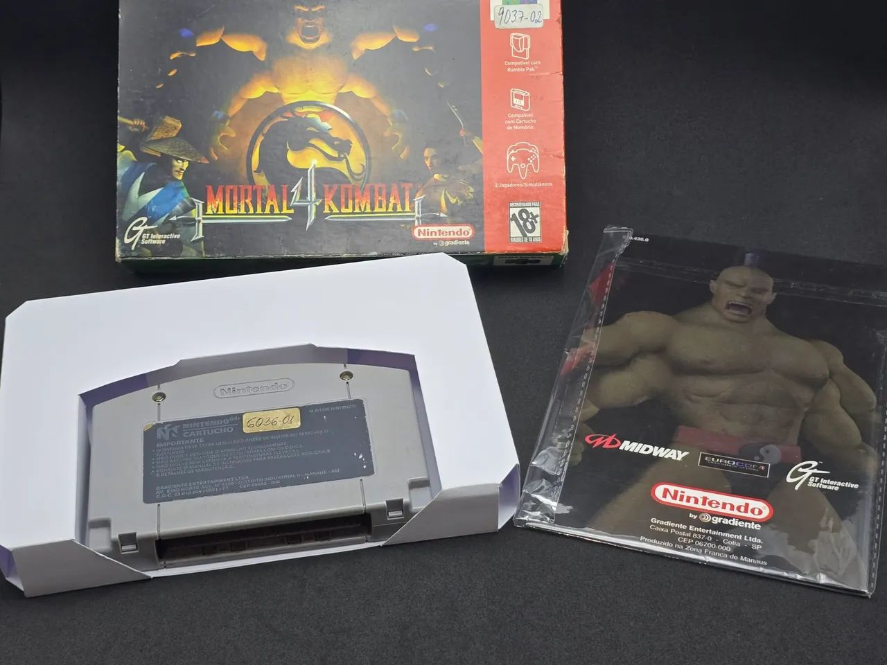 Mortal Kombat 4 Nintendo 64 GRADIENTE CIB ORIGINAL  - Foto 4