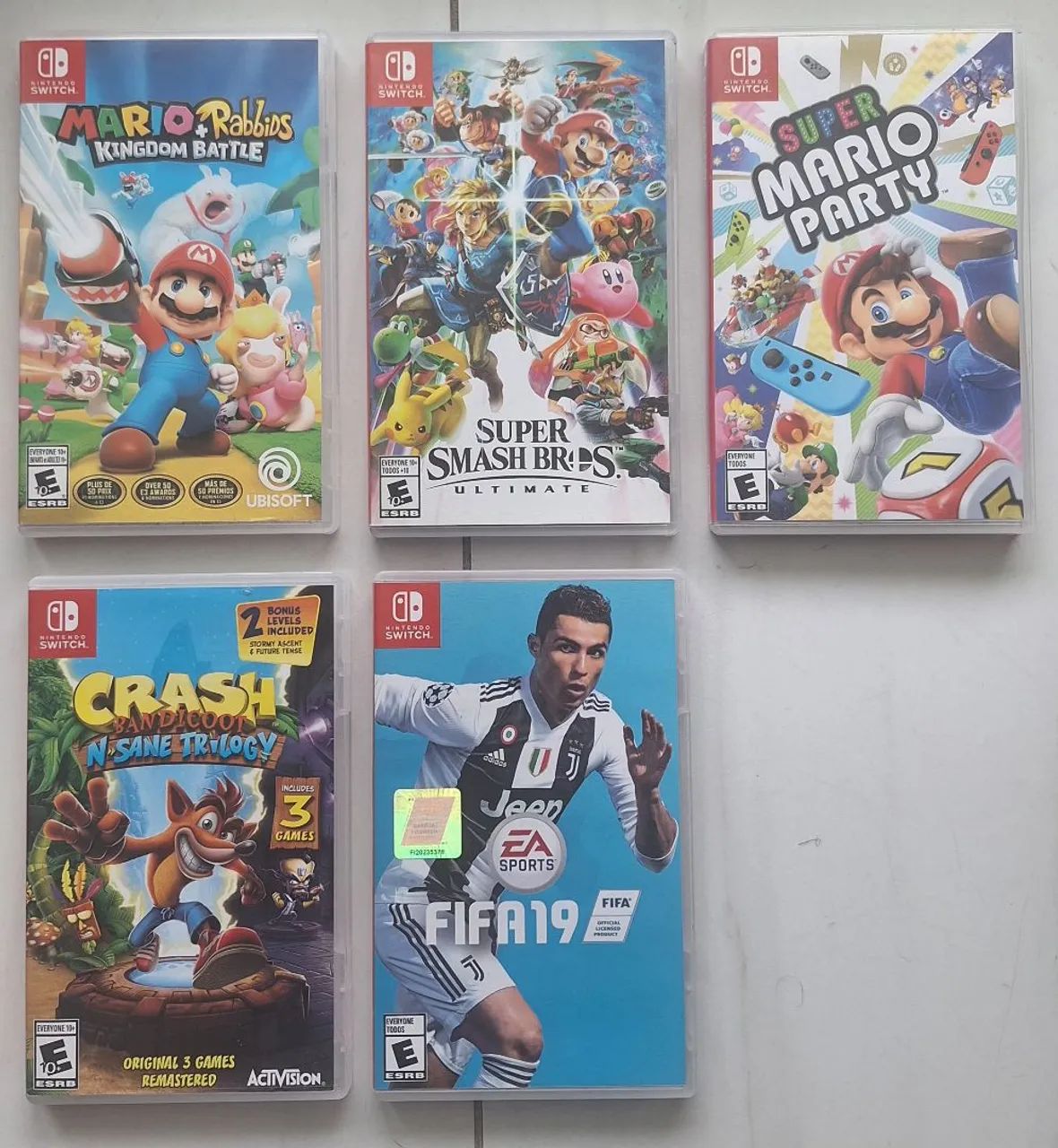 5 JOGOS para NINTENDO SWITCH