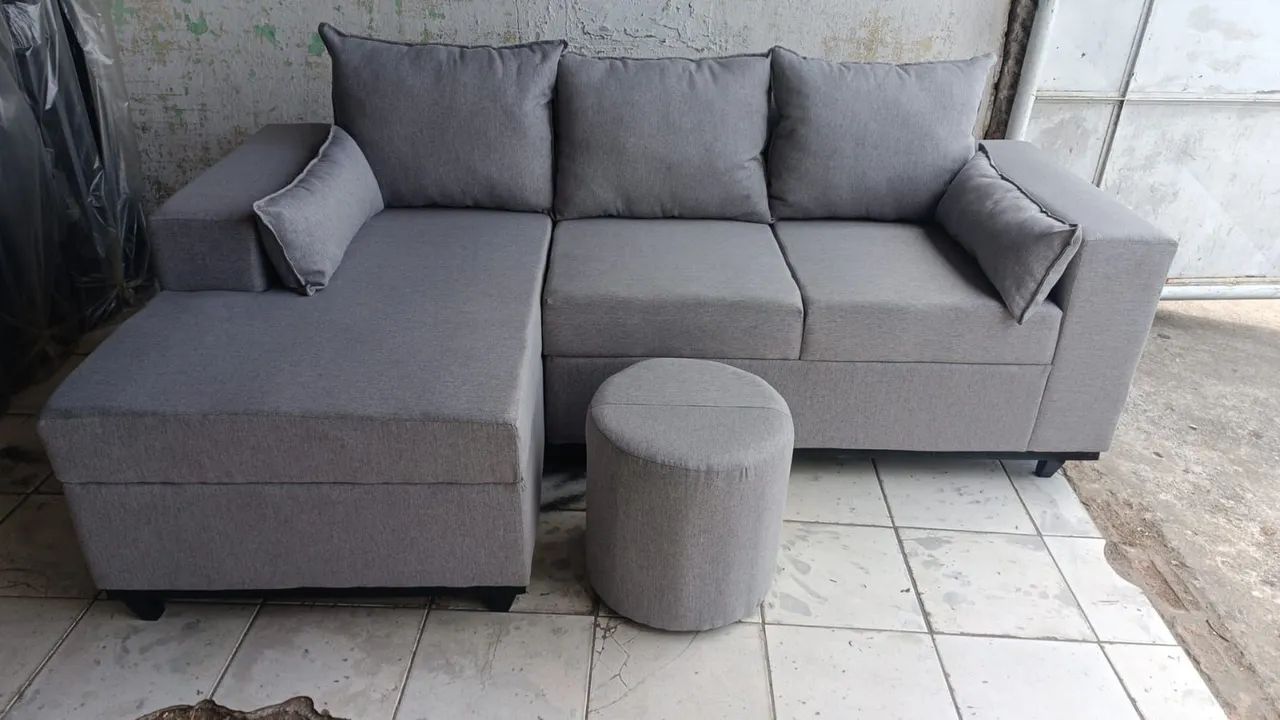 Sofá retrô com chamise  - Foto 2