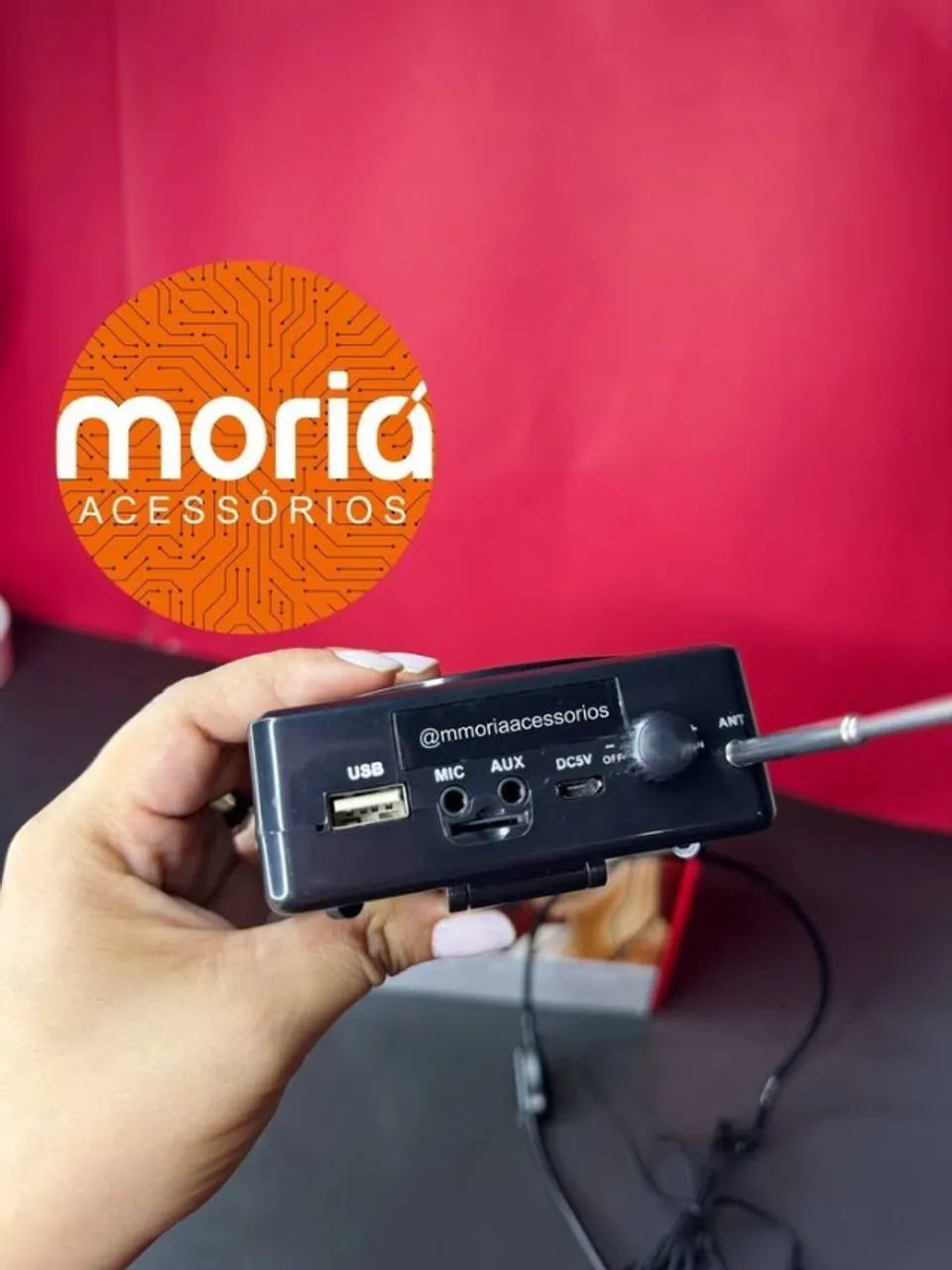 Megafone Amplificador de Voz Megafone K-150 com USB e Rádio FM - Foto 4