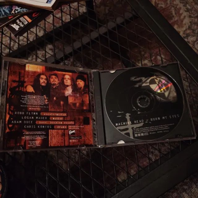 CD DUPLO Machine Head - Burn My Eyes original - Foto 2