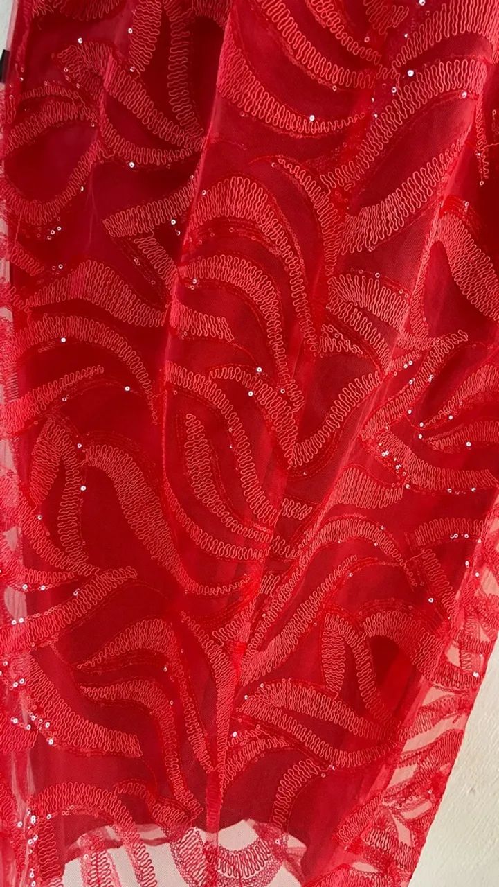 Vestido laranja bordado  - Foto 4