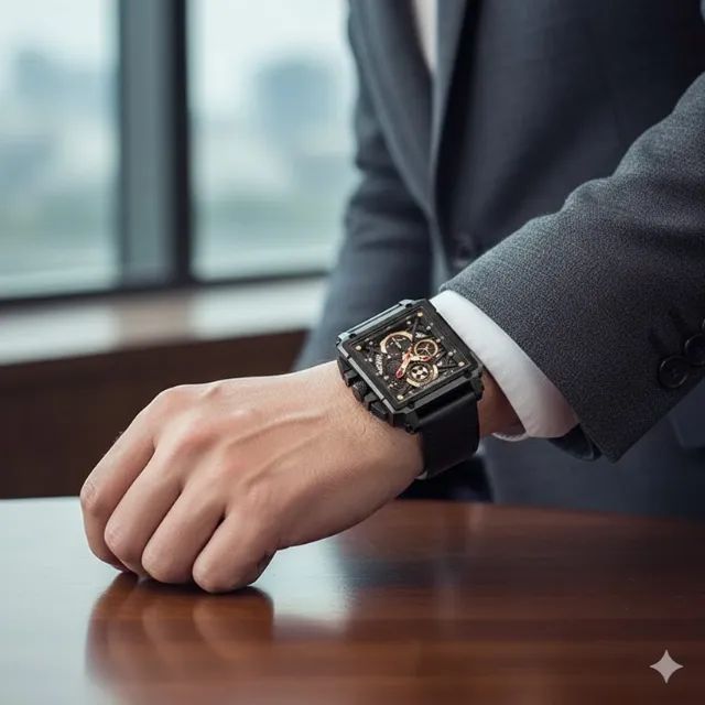 Relógio masculino importado LIGE Original e 100% funcional. Novo na caixa com garantia - Foto 3