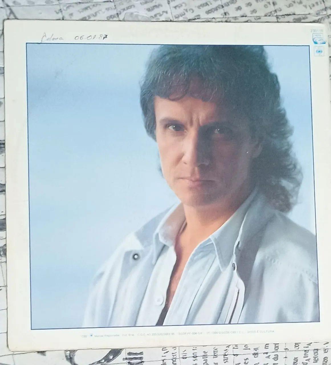 LP Roberto Carlos 1986 Original CBS + Encarte Interno - Foto 2