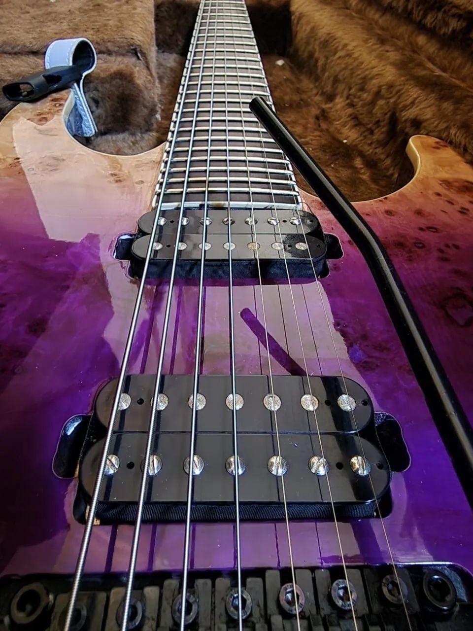 Guitarra 7 Cordas ESP E-II Chinesa com Floyd Rose - Foto 2
