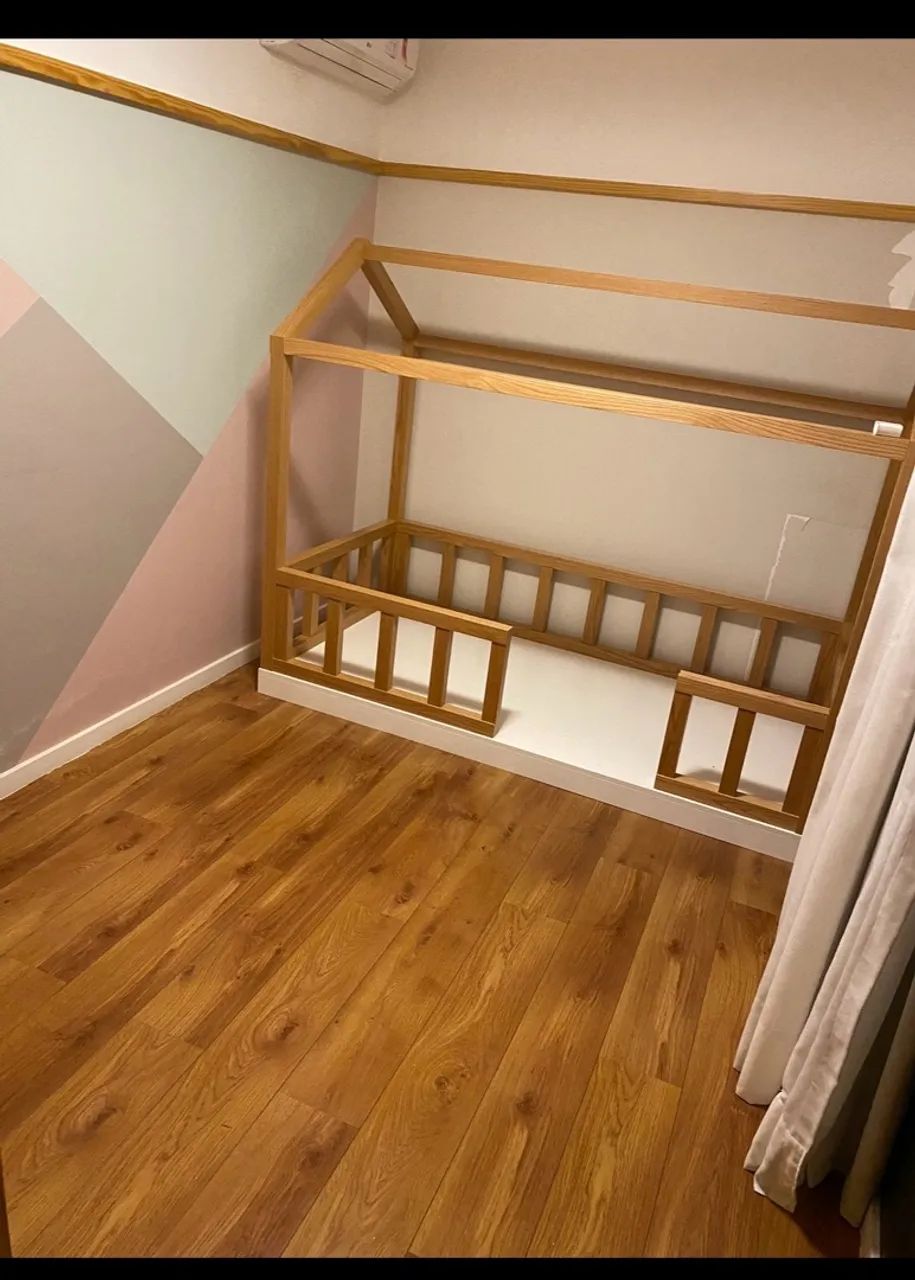 Cama modelo casinha de criança 