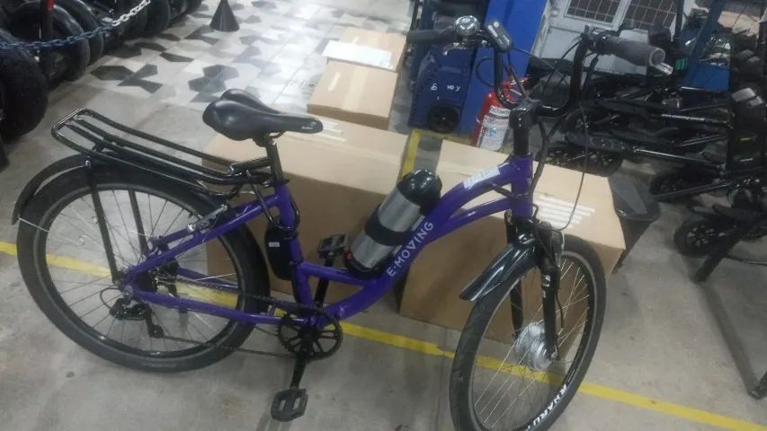 Bicicleta Eletrica E-Moving 350w Shimano Emoving ebike - Foto 5