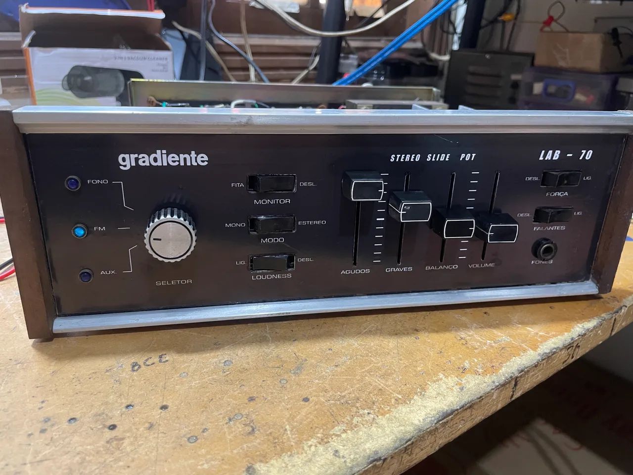 Amplificador Gradiente lab70 serie1 /2