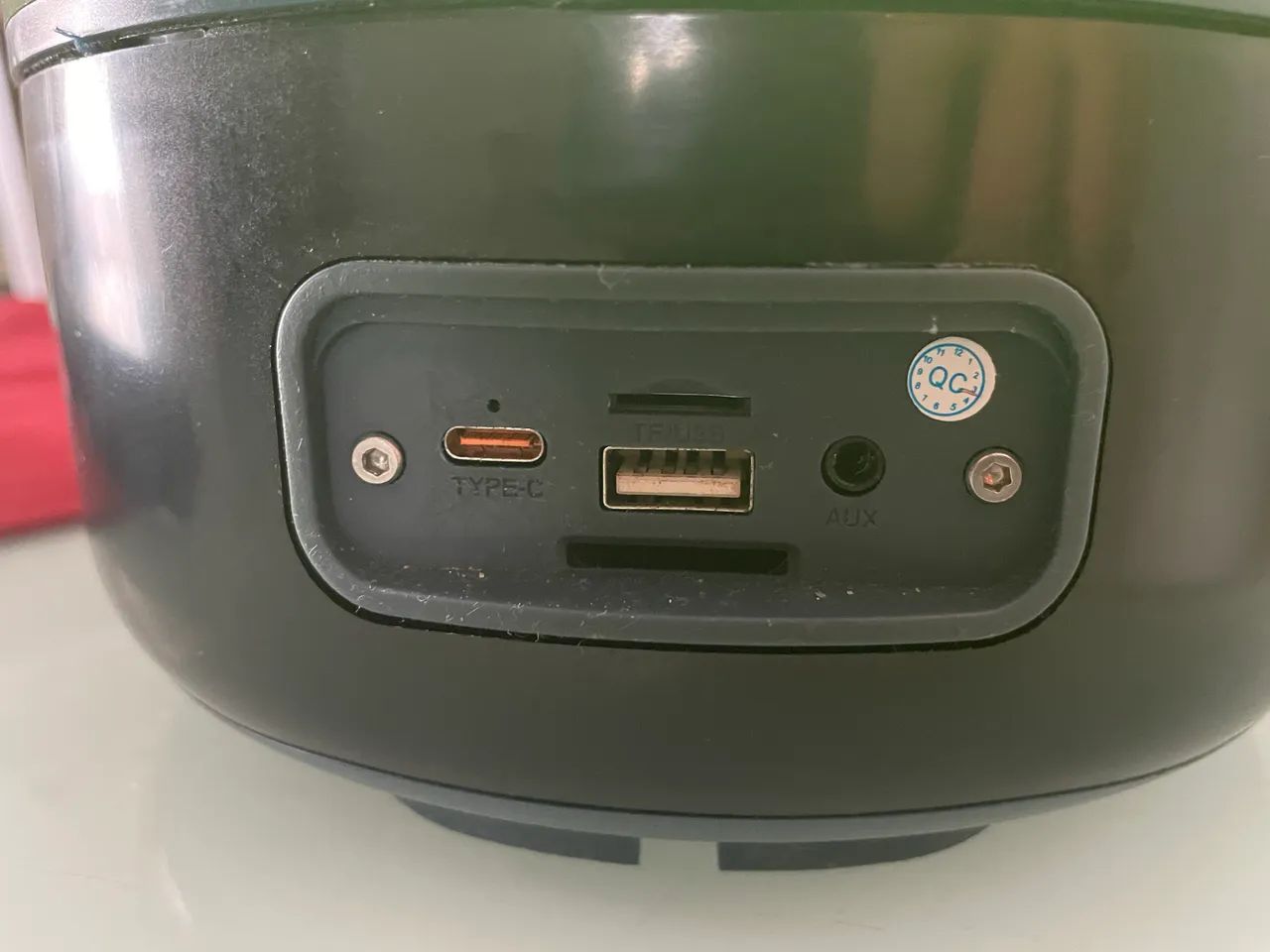 Caixa de Som H'Maston Bluetooth com LED RGB + Microfone Sem Fio (Perfeito Estado) - Foto 2