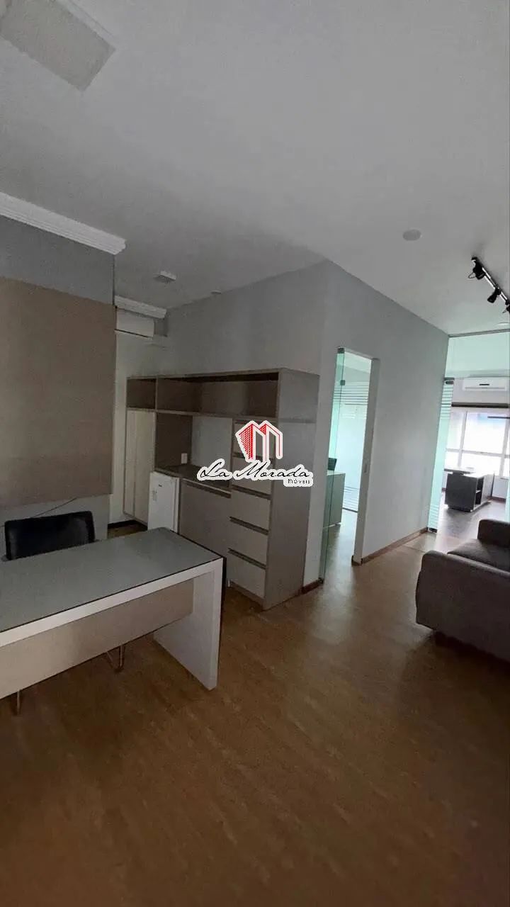 Sala no Ed Empire Center - Chapada, 77m2, 1 vaga, Mobiliada!