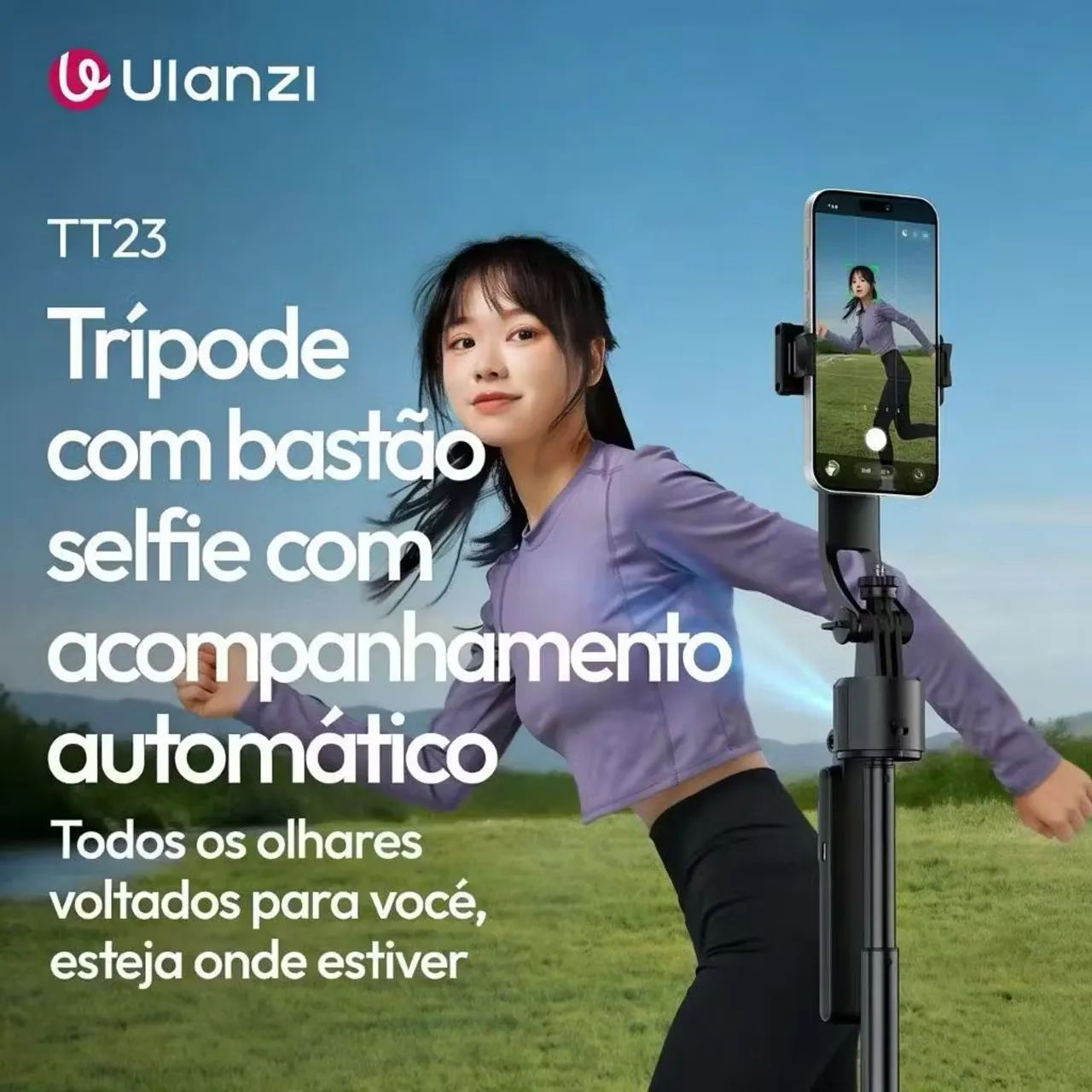Ulanzi Tt23 163cm Tripé De Rastreamento De Rosto - Foto 5
