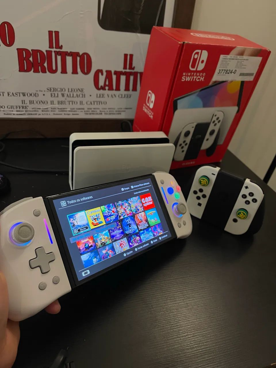 Nintendo Switch OLED com controle LinYuvo  - Foto 4