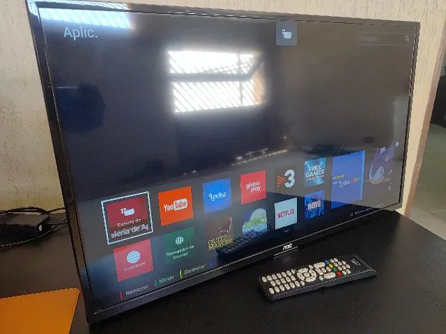 TV 32 Polegadas AOC Smart TV HD Televisão