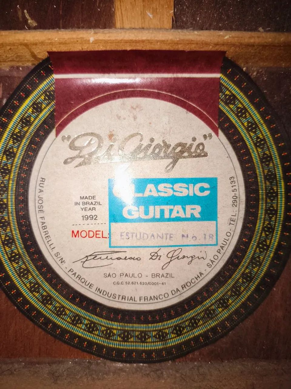 Violão Di Giorgio 1992